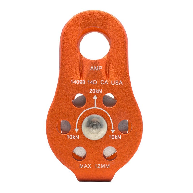 Fusion Climb Nuro Pulley Fixed Aluminum Side Plate 20kN for Towing  Heavy Duty  Offroad Recovery Emergency Kit  Climbing  Zipline  Outdoor Activity - Image 1